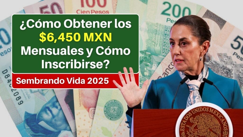 Sembrando Vida 2025: ¿Cómo Obtener los 6,450 MXN Mensuales y Cómo Inscribirse?