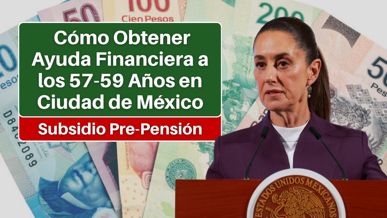 Subsidio Pre-Pensión: Cómo Obtener Ayuda Financiera a los 57-59 Años en Ciudad de México